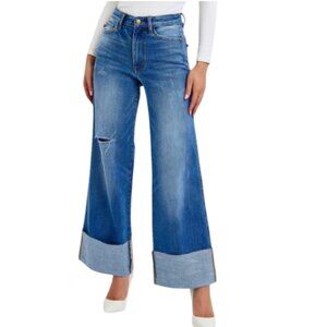 JUDY BLUE Retro Wide Leg Jeans Size 9 / Size 29